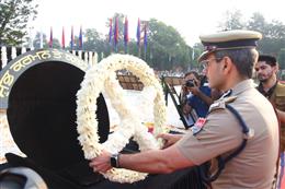 65वां पुलिस यादगार दिवस: डीजीपी गौरव यादव ने पुलिस शहीदों को अर्पित की श्रद्धांजलि