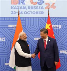 मोदी और जिनपिंग के बीच रूस में द्विपक्षीय हुई  बातचीत  