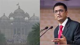 वायु प्रदूषण के चलते मॉर्निंग वॉक बंद की: CJI