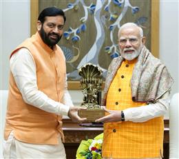 मुख्यमंत्री नायब सिंह सैनी ने नई दिल्ली में प्रधानमंत्री नरेंद्र मोदी से की मुलाकात     