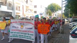 आदर्श पब्लिक स्मार्ट स्कूल, चंडीगढ़ में दिवाली का त्यौहार बड़ी धूमधाम से मनाया 