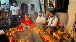 जय माता किन्नर मंदिर में दीवाली महोत्सव का हवन यज्ञ पूजन के साथ समापन