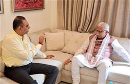 केंद्रीय ऊर्जा मंत्री मनोहर लाल ने जताया बृजपाल टंडन के निधन पर शोक 