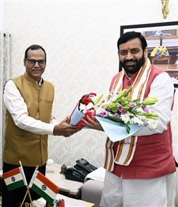 मुख्यमंत्री नायब सिंह सैनी से रिजर्व बैंक के लोकपाल ने की शिष्टाचार मुलाकात