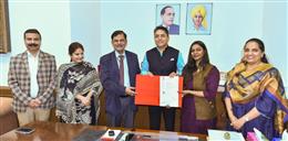 पीएसडीएम द्वारा स्वास्थ्य देखभाल क्षेत्र की मांग को पूरा करने के लिए बाबा फरीद यूनिवर्सिटी ऑफ हेल्थ साइंसेज के साथ समझौता