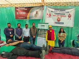 कोर मेटल क्राफ्टस लिमिटेड डेराबस्सी में किया 58 कर्मचारियों ने रक्तदान