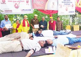 सेक्टर 2 पंचकूला में हुआ 27 यूनिट्स रक्त एकत्र