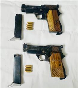 पंजाब पुलिस की ओर से दविंदर बंबीहा गैंग के दो सदस्यों की गिरफ्तारी; दो पिस्तौल बरामद