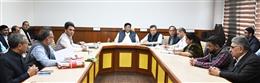 शहरी स्थानीय निकाय मंत्री ने ली जिला नगर आयुक्त व नगर परिषदों के चेयरमैन की बैठक