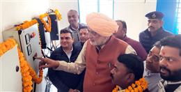 हरियाणा के कृषि एवं किसान कल्याण मंत्री ने ससौली में मध्यवर्ती सीवरेज पंपिंग स्टेशन का किया उद्घाटन