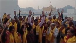 पाकिस्तान में कटासराज दर्शनों को रवाना हुआ 72 भारतीय श्रद्धालुओं का जत्था