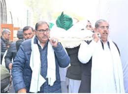ओम प्रकाश चौटाला पंचतत्व में विलीन,दोनों बेटों ने दी मुखाग्नि