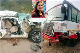 गुरुग्राम की नर्सिंग ऑफिसर व उनके पति की राजस्थान में सडक़ हादसे में दर्दनाक मौत