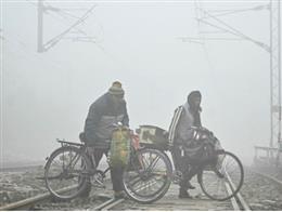 कोहरे के साथ ठंड का सितम जारी, देरी से चल रहीं 100 से ज्यादा ट्रेनें