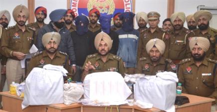 राजस्थान-पंजाब में पिस्तौल के बल पर लूटपाट-चोरियां करने वाले 6 गिरफ्तार