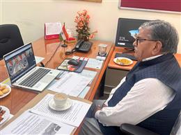 पंजाब के राज्यपाल ने प्रयागराज से ऐतिहासिक  स्वामित्व योजना कार्यक्रम में लिया वर्चुअली भाग