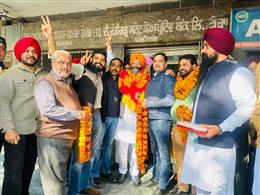 सतिंदर पाल सिंह सिद्धू चंडीगढ़ स्टेट कोऑपरेटिव बैंक लिमिटेड के निर्विरोध चेयरमैन चुने गए