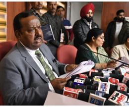 7 नगर निगम, 4 नगर परिषद तथा 21 नगर पालिकाओं के लिए मतदान 2 मार्च को और पानीपत नगर निगम में 9 मार्च को होंगे मतदानः धनपत सिंह