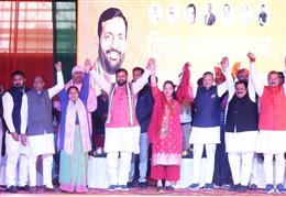 मुख्यमंत्री नायब सिंह सैनी का निकाय चुनाव में प्रचार अभियान जोरों पर,कांग्रेसी नेता भाजपा में शामिल हुए 